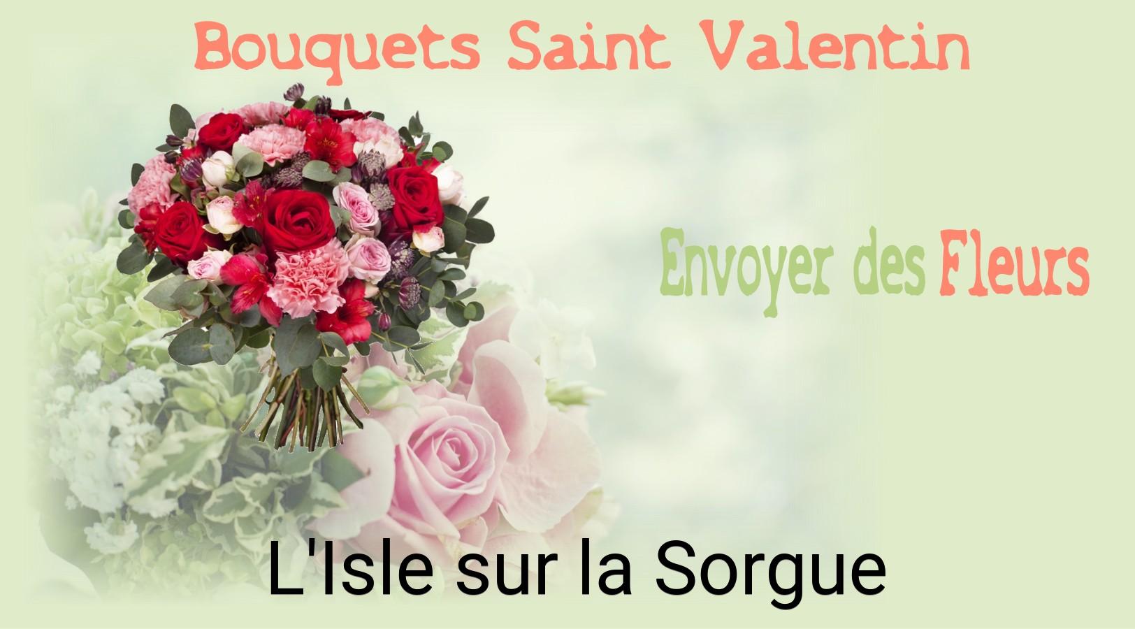 Roses de Saint-Valentin livrées à L'Isle-sur-la-Sorgue